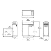 Cafetera Industrial Bunn CW15-APS (23001.0116) - Portátil 120V, para Termos Airpot 1.9L a 3L, Sistema de Vaciado (Pour Over)