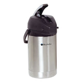 Termo Airpot Bunn con Palanca (32125.0000) - Capacidad 2.5L, Acero Inoxidable, Tapa Negra - Uso Industrial