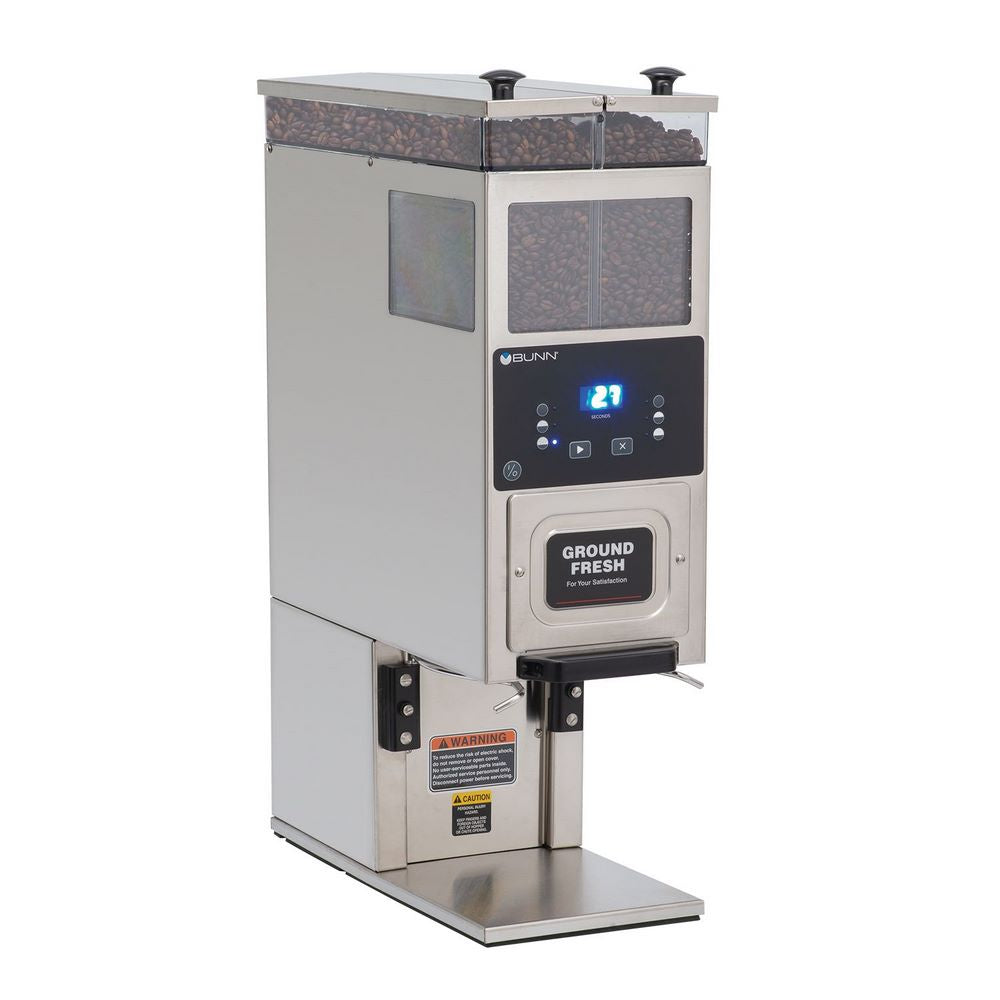 Molino de Café Industrial Bunn G9-2T DBC (33700.0000) - Doble Tolva 2.72kg, 120V, Tecnología BrewWISE y Control de Porciones